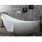 Alfi Brand 73" White Solid Surface Smooth Resin Soaking Slipper Bathtub AB9951 - alternate 3